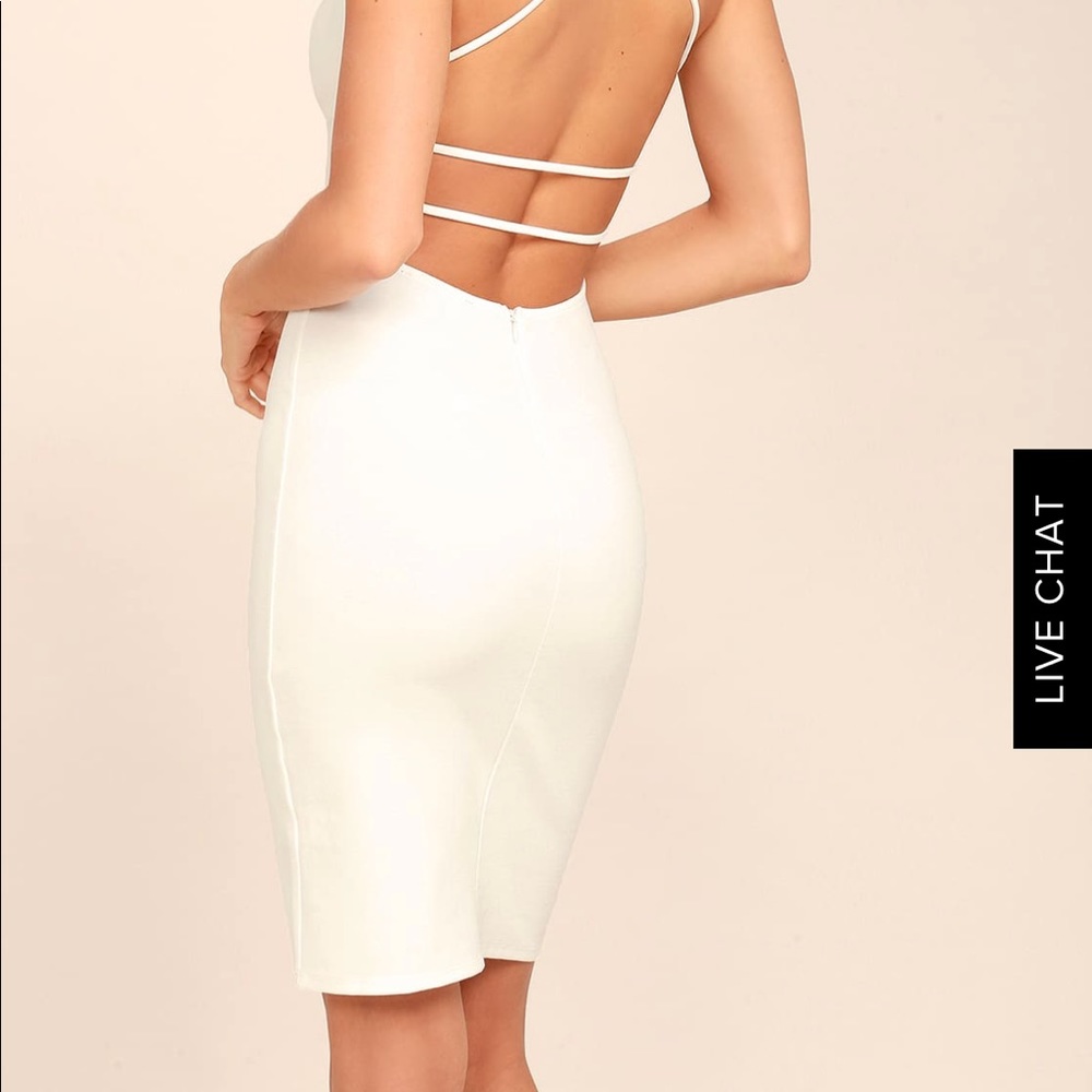 Never worn (tags still on) white bodycon dress